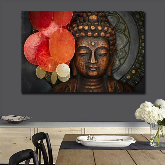 Hd Inkjet Oil Painting Hotel Home Decoration Hanging Painting Canvas Painting Core Single Buddha Aliexpress Ebay Amazon | Decor Gifts and More