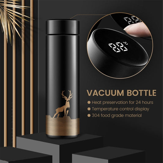 500ML Smart Insulated Stainless Steel Vacuum Cup Thermos With Digital Temperature Display | Decor Gifts and More