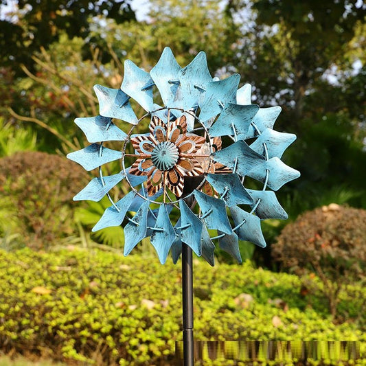 Solar Wrought Iron Windmill Light Waterproof Outdoor Garden Landscape Light | Decor Gifts and More