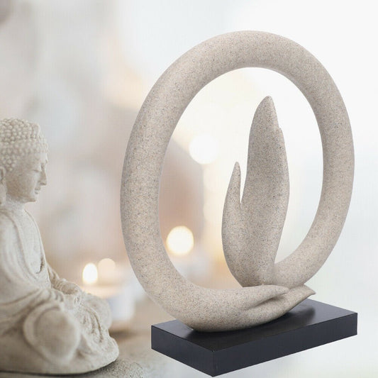 Bergamot Sandstone Hands Abstract Desktop Sculpture - Home Decor Gifts and More