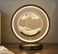 New Contemporary Symmetrical Quicksand Art Table Lamp