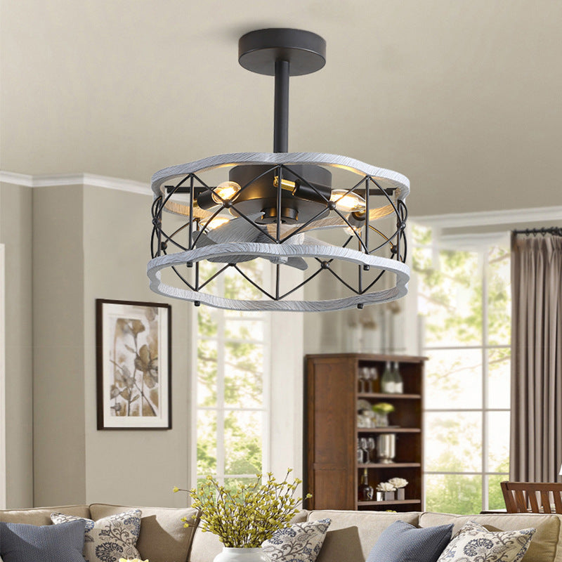 Idyllic American Fan Lamp Nordic Minimalist Dining Room