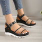 Women Sandals Summmer Buckle Shoes With PVC Transparent Design