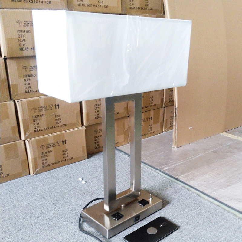 Modern Desk Study Square Table Lamp