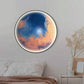 Round LED Light Decorative Painting Restaurant Wall Painting