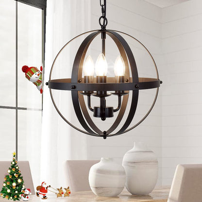 Retro Industrial Style Wrought Iron Lamp