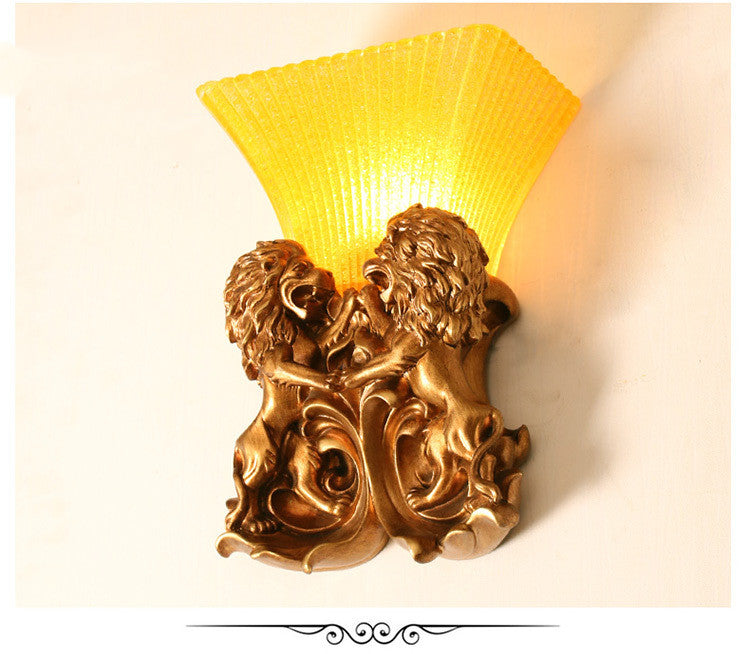 European retro interior wall lamp