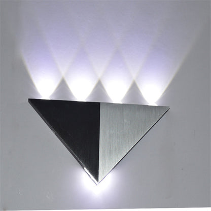 Aluminum TV light triangle wall light