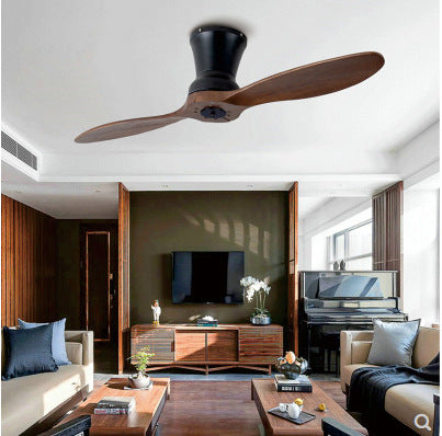 Unlit Fan Ceiling Solid Wood Dining Room