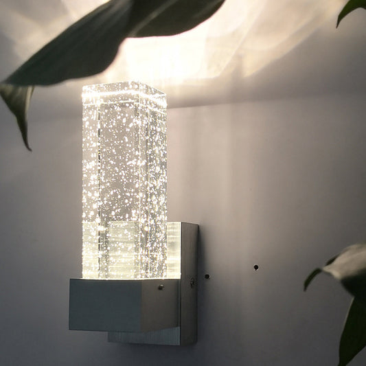 High Quality LED Aluminum Bubble Crystal Wall Lamp
