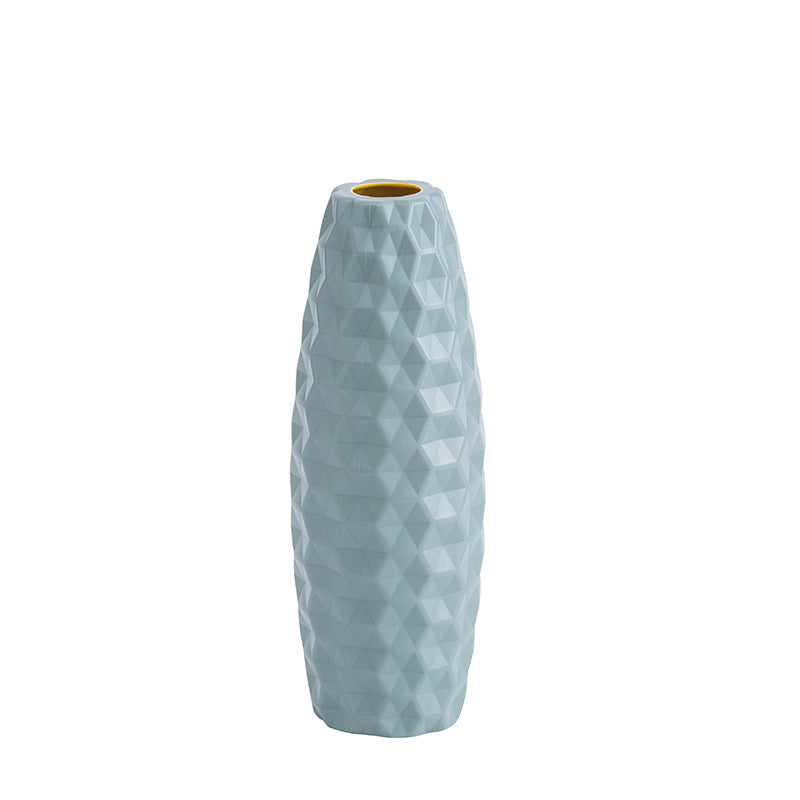 Nordic Style Imitation Ceramic Dry Vase Plastic Vase Decoration