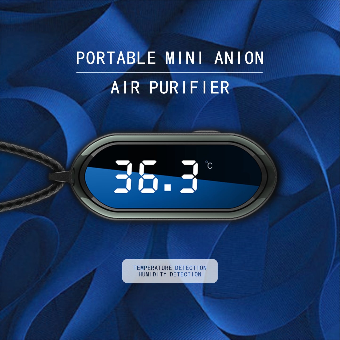 Air Purifier Is Portable And Wears Negative Ions