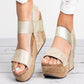 Eomen's Sandals Women Wedge Sandals Big Size 43