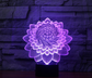 Foreign Trade New Lotus 2 3D Light Colorful Touch Charging Led Visual Light Gift Atmosphere 3591