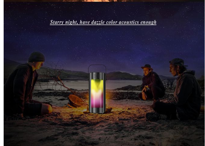 Led Lantern Wireless Bluetooth Speaker Portable Outdoor Sports Portable Night Light Booth Audio