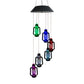 Changing Solar Powered Lanterns Wind Chime Wind Mobile LED Light