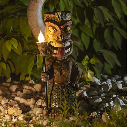 Mayan Totem Gnome Statue for Lawn Ornaments