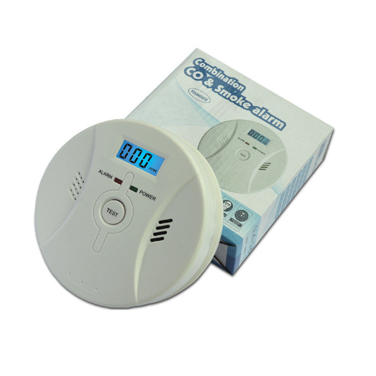 Household Carbon Monoxide Detector, Smoke Sensor Alarm