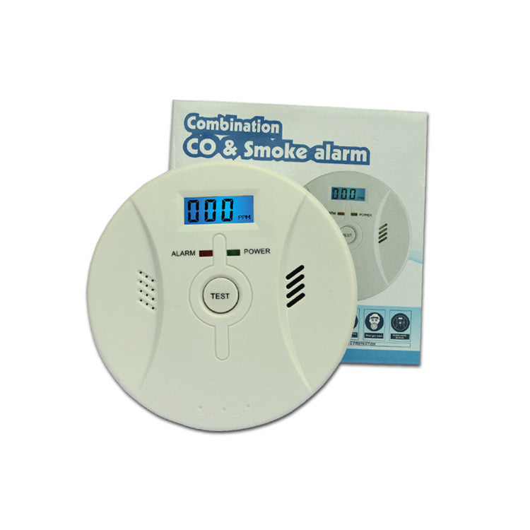 Household Carbon Monoxide Detector, Smoke Sensor Alarm