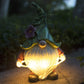 Garden Dwarf Statue-Resin Dwarf Statue Solar Led Lights Resin Crafts Outdoor Decoration Garden Lights Sculpture Ornaments
