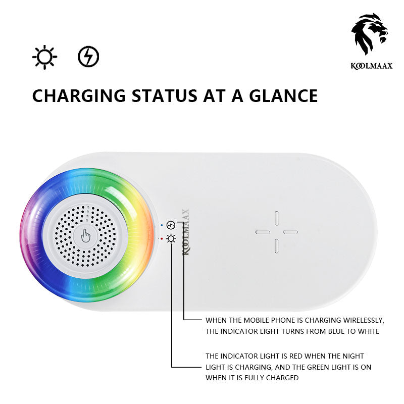 3 In 1 Intelligent Touch Wireless Charger