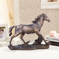 Strongwell Antique Copper Horse Statue Lucky Mascot Figurines