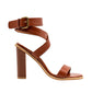 Plus-size sandals for women with chunky heels