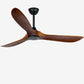 Industrial Solid Wood Leaf Of Fan With Light Restaurant