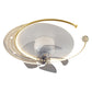 Modern Simple Bedroom Ceiling Fan Lamp