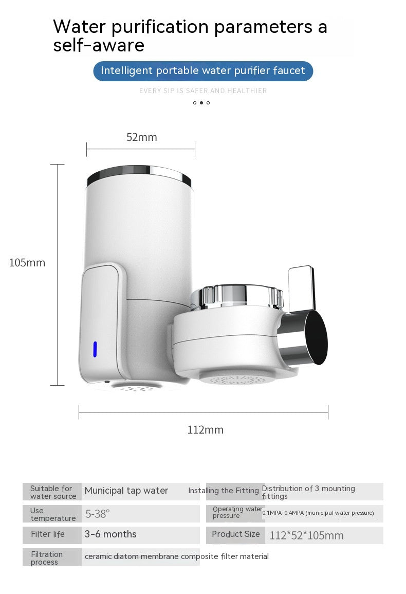 Intelligent Style Faucet Water Purifier Kitchen