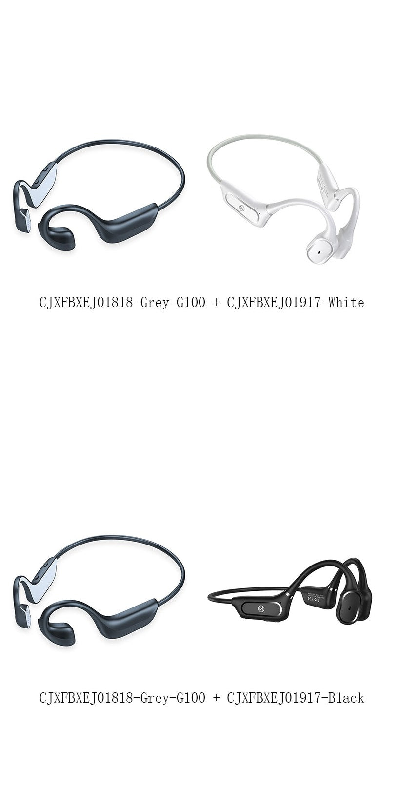 G-100 bone conduction bluetooth headset ear-mounted