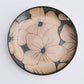 Floral round ceramic dinner plate