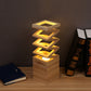 Creative solid wood table lamp