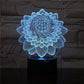 Touch Remote Control Bedroom Bedside 3d Night Light