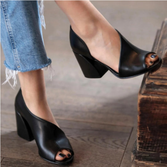 Women Plus Size Sandals With Stiletto Heels