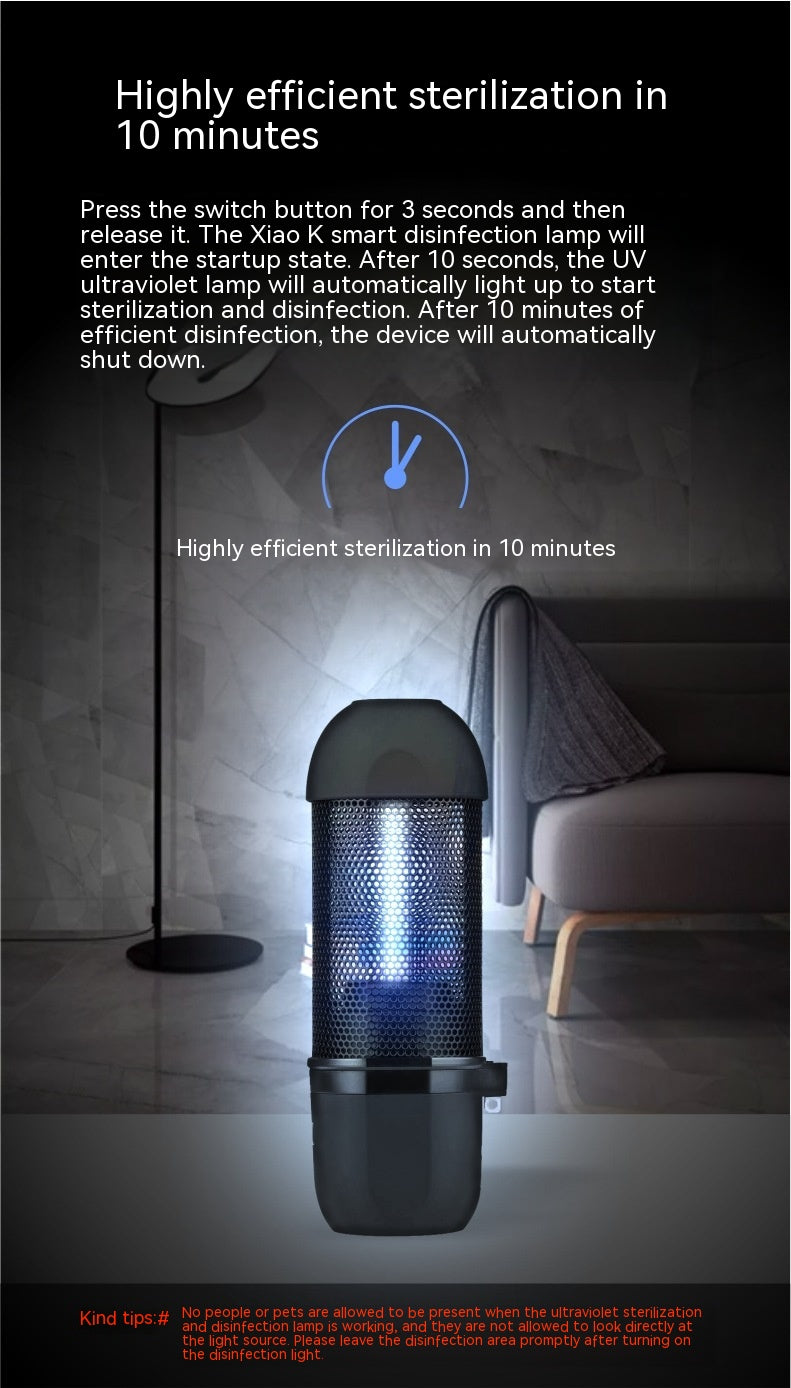 Desktop Intelligent Ultraviolet Disinfection Lamp