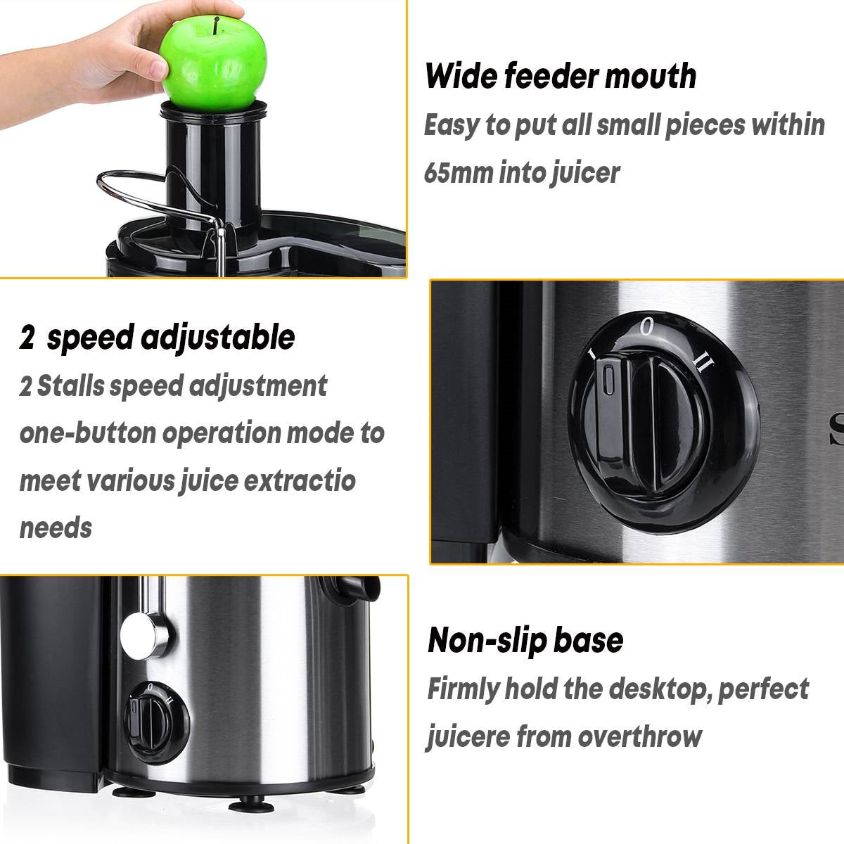 800W High Output Electric juicer