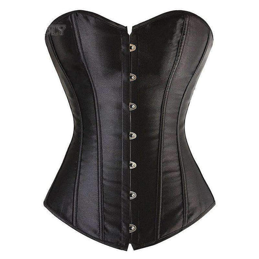 Bustier Lace up Boned Top Corset Waist Shaper