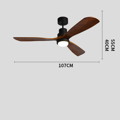 Modern Simple Living Room Ceiling Fan Lamp