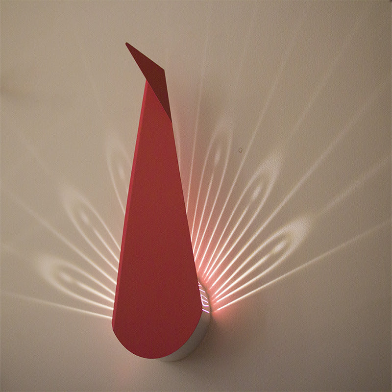 Corridor Modern Minimalist Decorative Peacock Wall Lamp