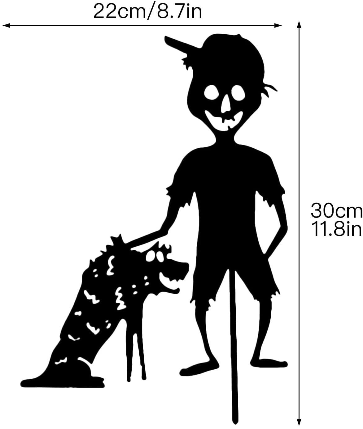 Little Devil Garden Pile Silhouette Halloween Decorations