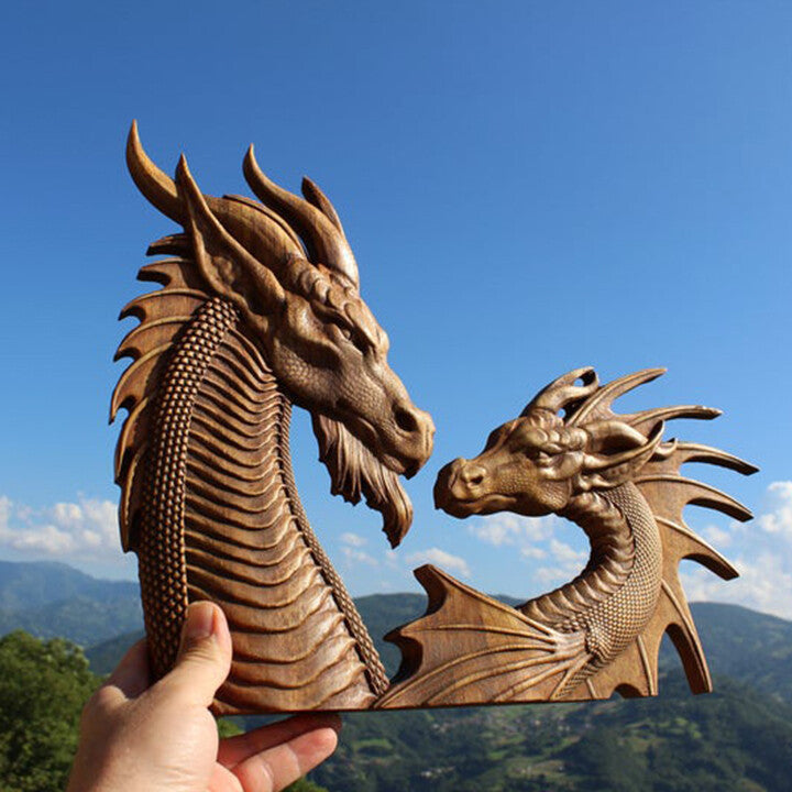 Dragon Resin Sculpture Art Wall Decoration