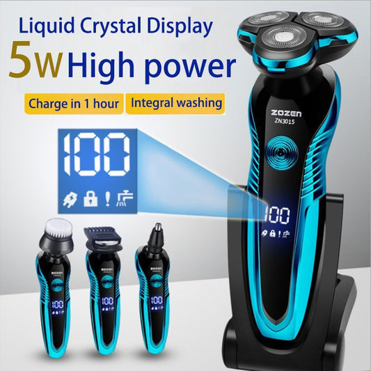 Multifunctional Intelligent Digital Display 3D Electric Shaver