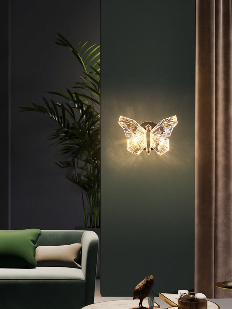 Butterfly Bedroom Decorative Lamp Wall Lamp