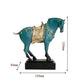 Pure Copper Horse Decoration Sancai