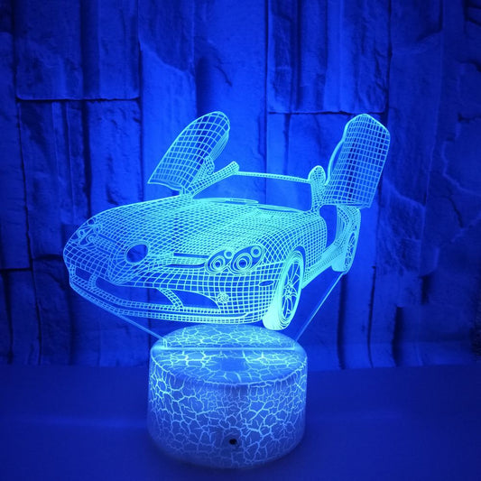 Led Night Light Colorful Light Touch Table Lamp 3D Table Lamp