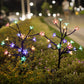 LED Solar Energy Ground Mounted Firework Lamp Cherry Tree Branch Lamp String