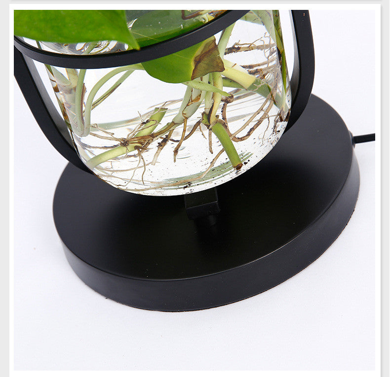 Vertical Plant Hydroponic Decoration Warm Floor Lamp