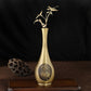 Pure Brass Vase Carving Decoration Mini