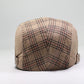 Plaid Color Matching Casual Cap Cotton Sunshade And Sunscreen Beret